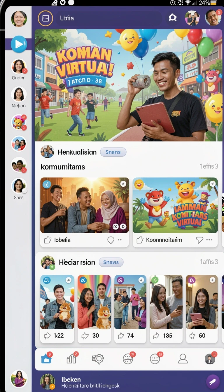 Galeri pratinjau visual misterwd build APK resmi terbaru